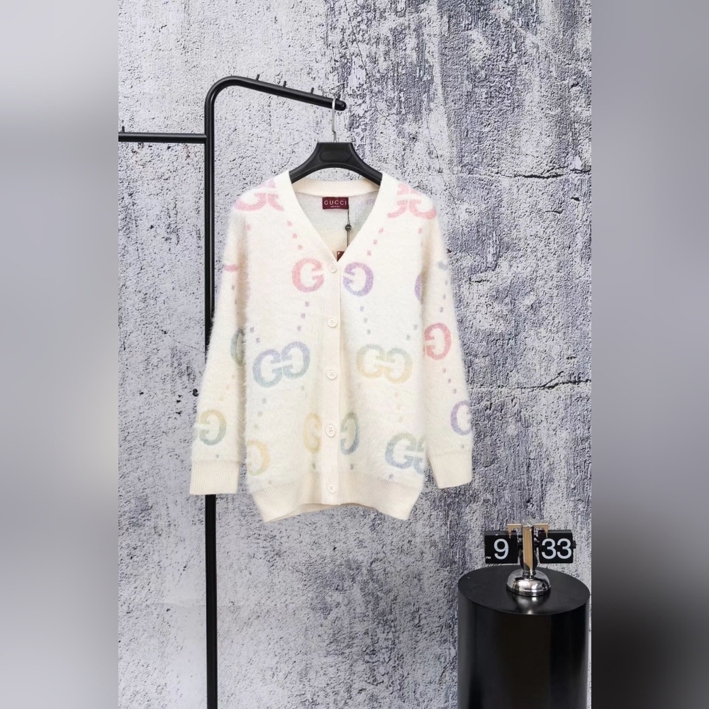 Gucci Women's Multicolor Patterned Cardigan